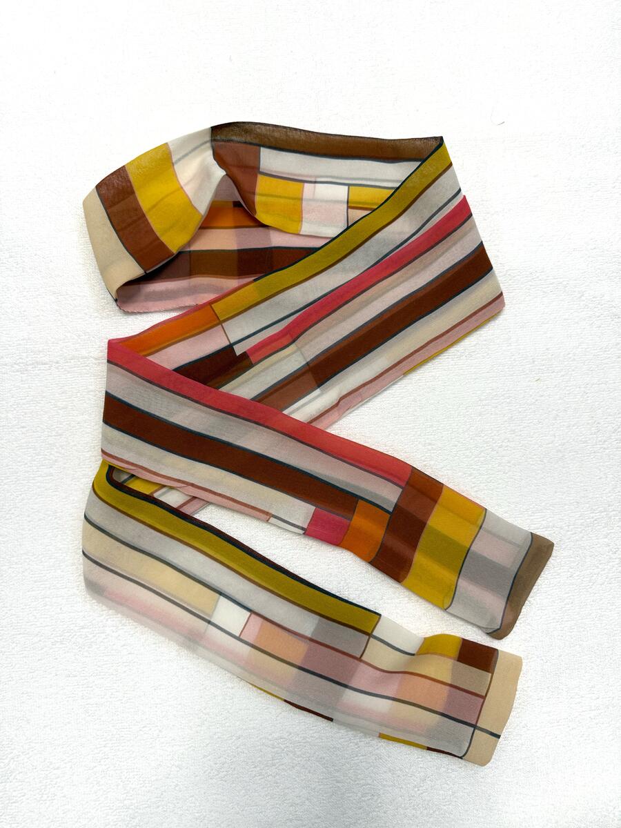 Sciarpa ispirata anni 70