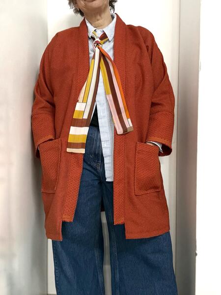 Kimono rosso mattone