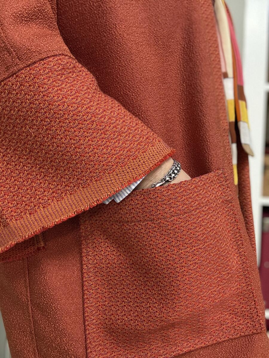 Kimono rosso mattone