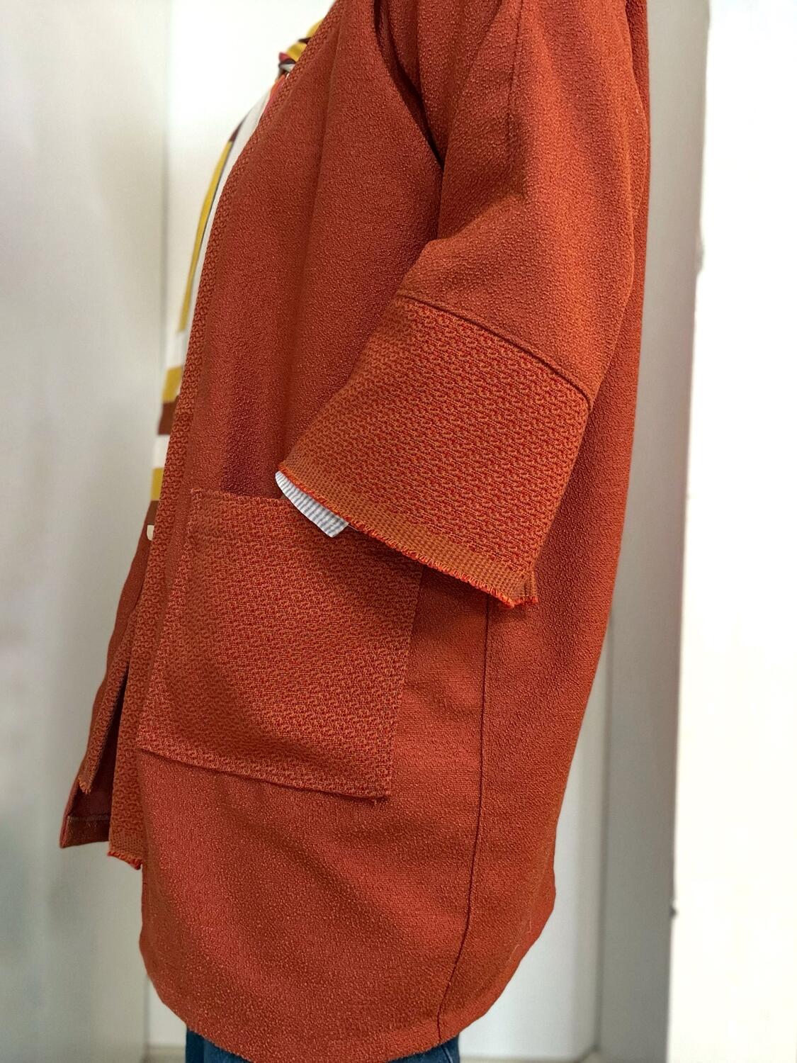 Kimono rosso mattone