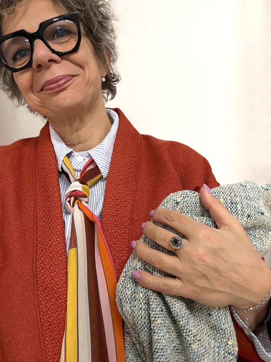 Kimono rosso mattone