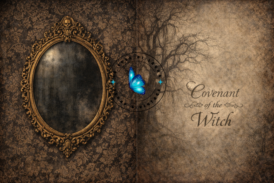 Emerald Key Coven- Kit digitale per Junk Journal