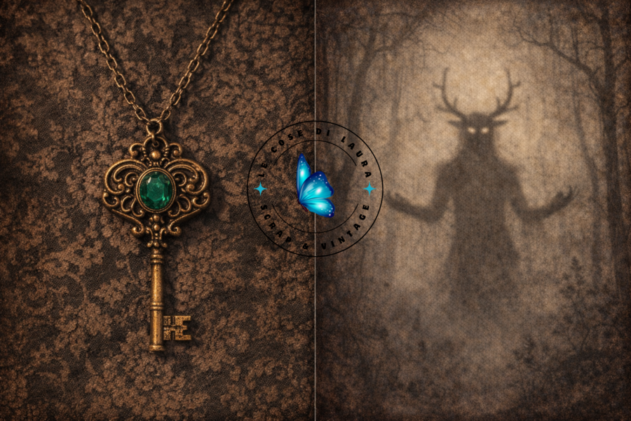 Emerald Key Coven- Kit digitale per Junk Journal