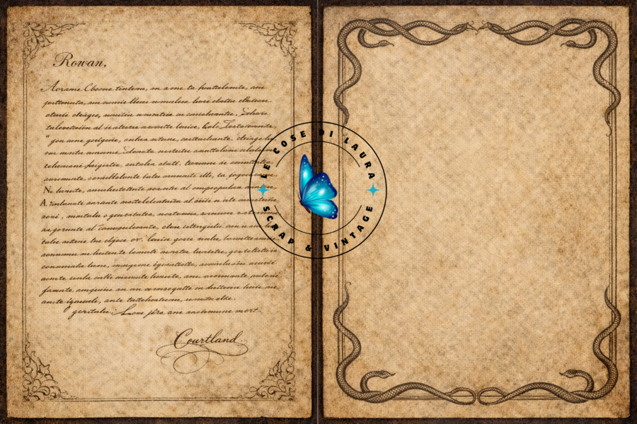 Emerald Key Coven- Kit digitale per Junk Journal