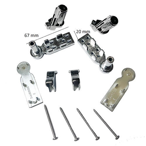 R800/34 - Coppia Cerniere + Tappi YOUNG