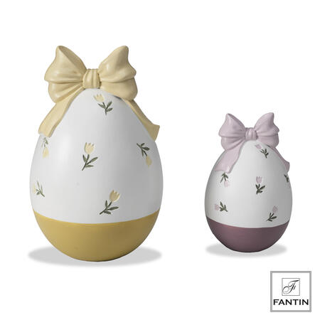 Fantin Argenti - Set 2 Uova con fiocco