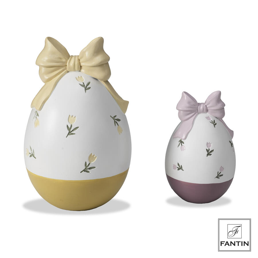 Fantin Argenti - Set 2 Uova con fiocco