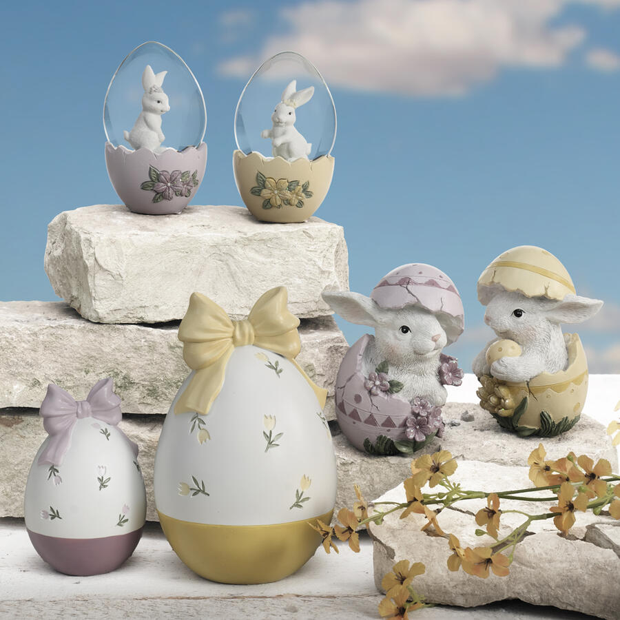 Fantin Argenti - Set 2 Boule de Neige Conigli 