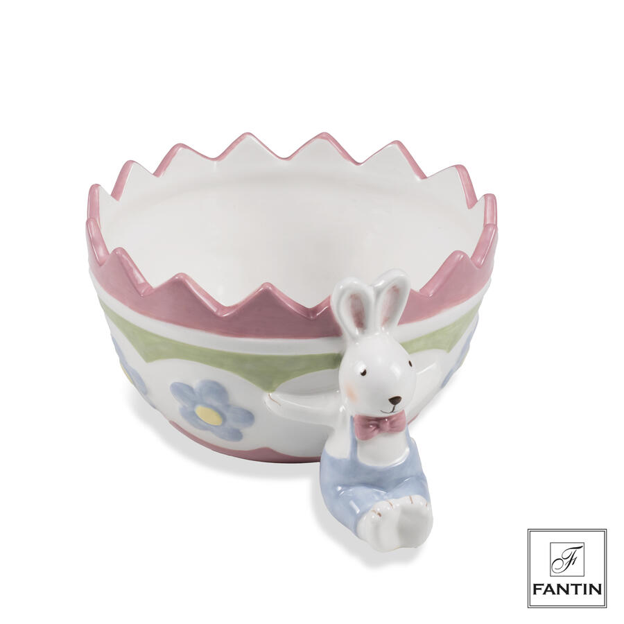 Fantin Argenti - Ciotola con Coniglio in Ceramica