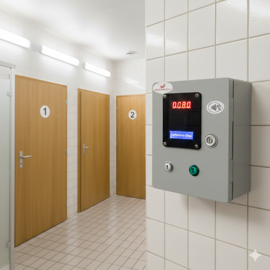 2 PORTE - Lettore di Tessere/Braccialetti ricaricabili (per 2 apriporta )