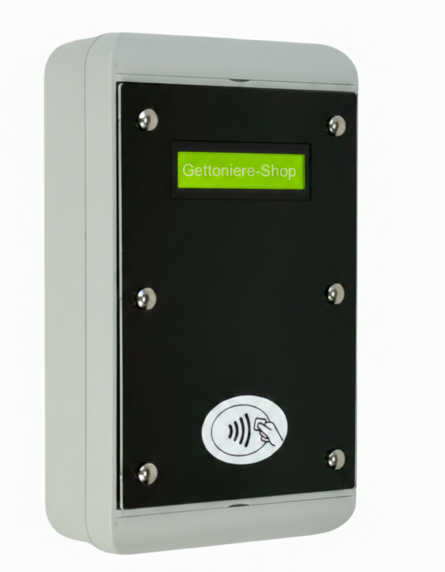 Low Power RFID Reader for Cards and Wristbands with Pulse Solenoid Valve 4.5 Vcc