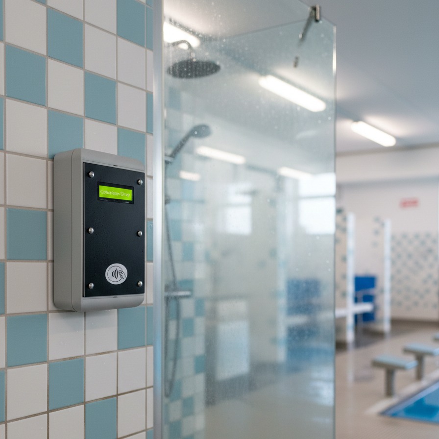 Low Power RFID Reader for Cards and Wristbands with Pulse Solenoid Valve 4.5 Vcc