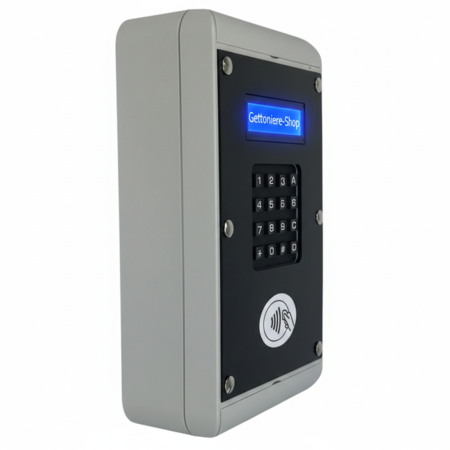 Cargador de tarjetas RFID con teclado alfanumérico