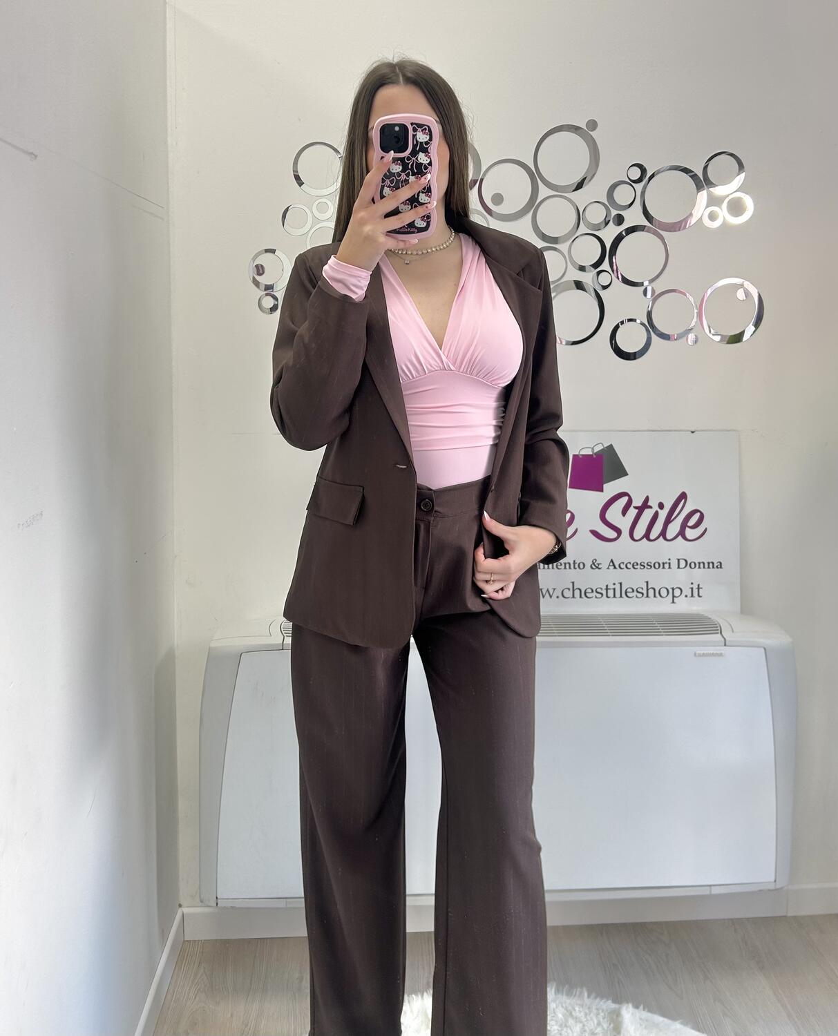 NOVITÀ Completo gessato in lurex