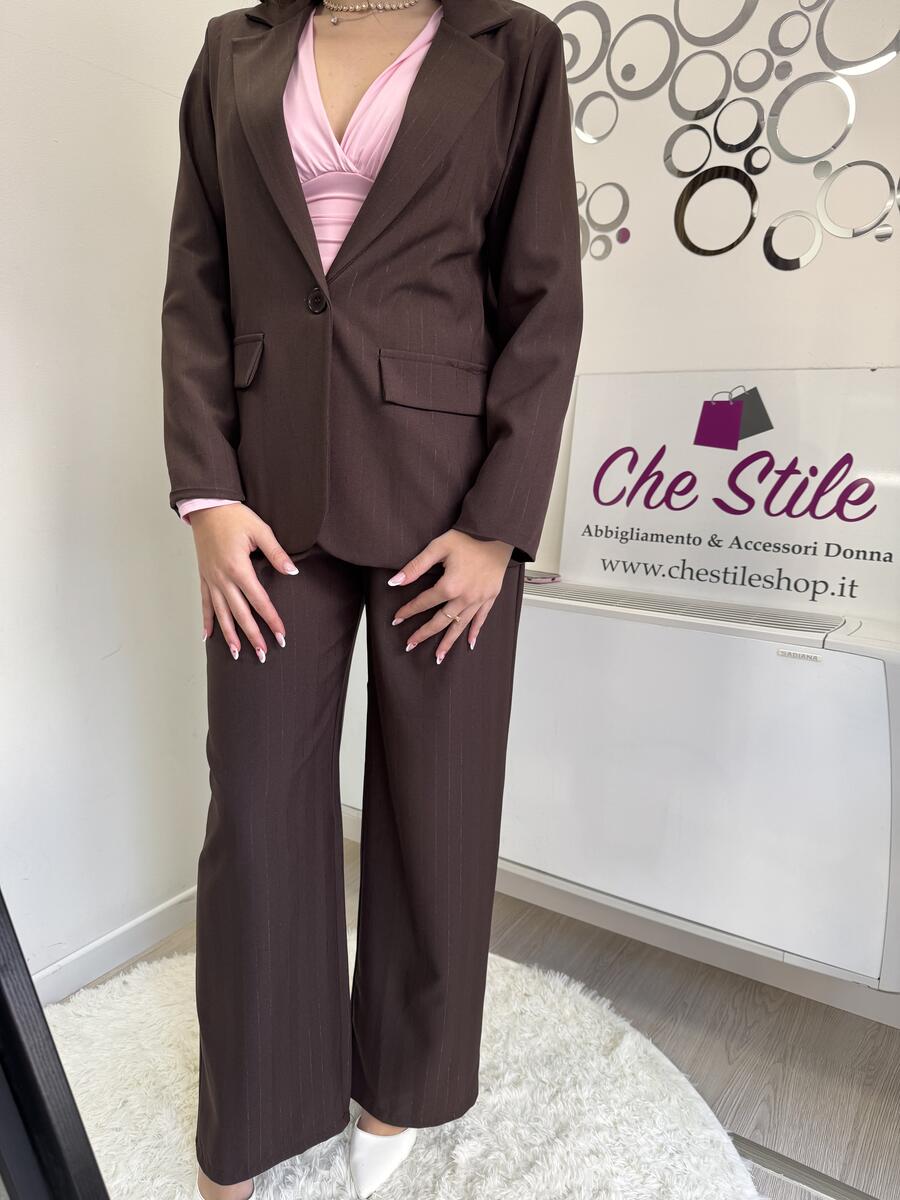 NOVITÀ Completo gessato in lurex