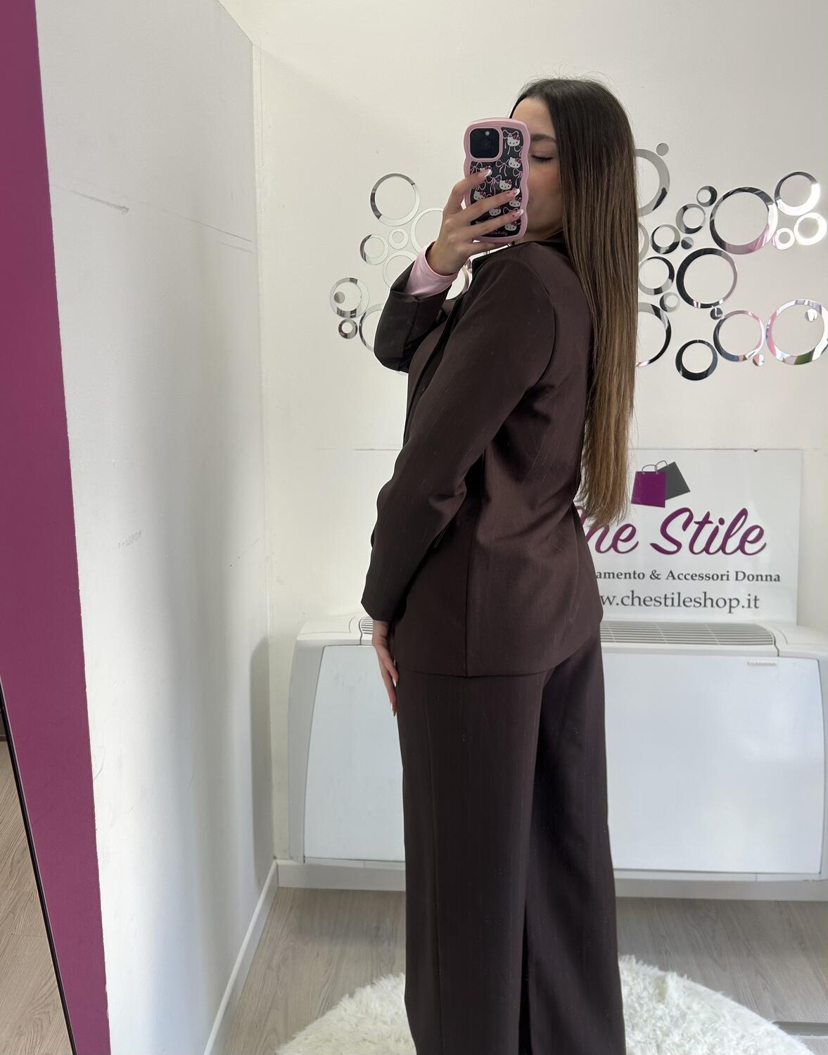 NOVITÀ Completo gessato in lurex