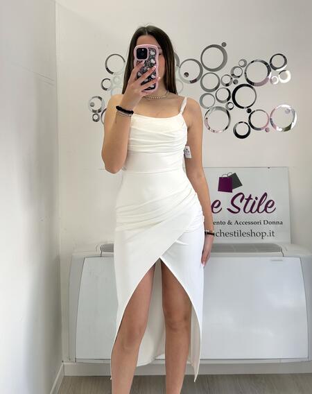 NOVITÀ Abito lungo dettaglio pizzo