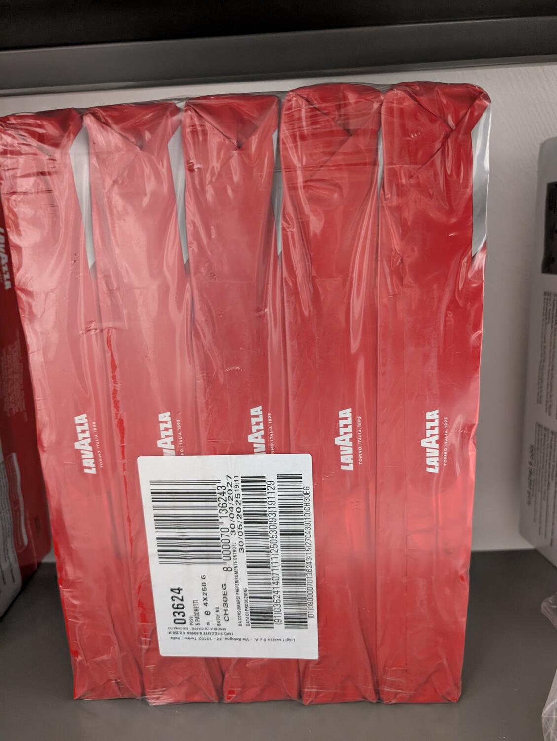 Caffè Lavazza macinato qualità rossa 