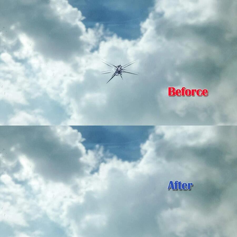 KIT RIPARAZIONE PARABREZZA AUTO RIPARA SCHEGGE RESINA VETRO CREPE FAI DA TE