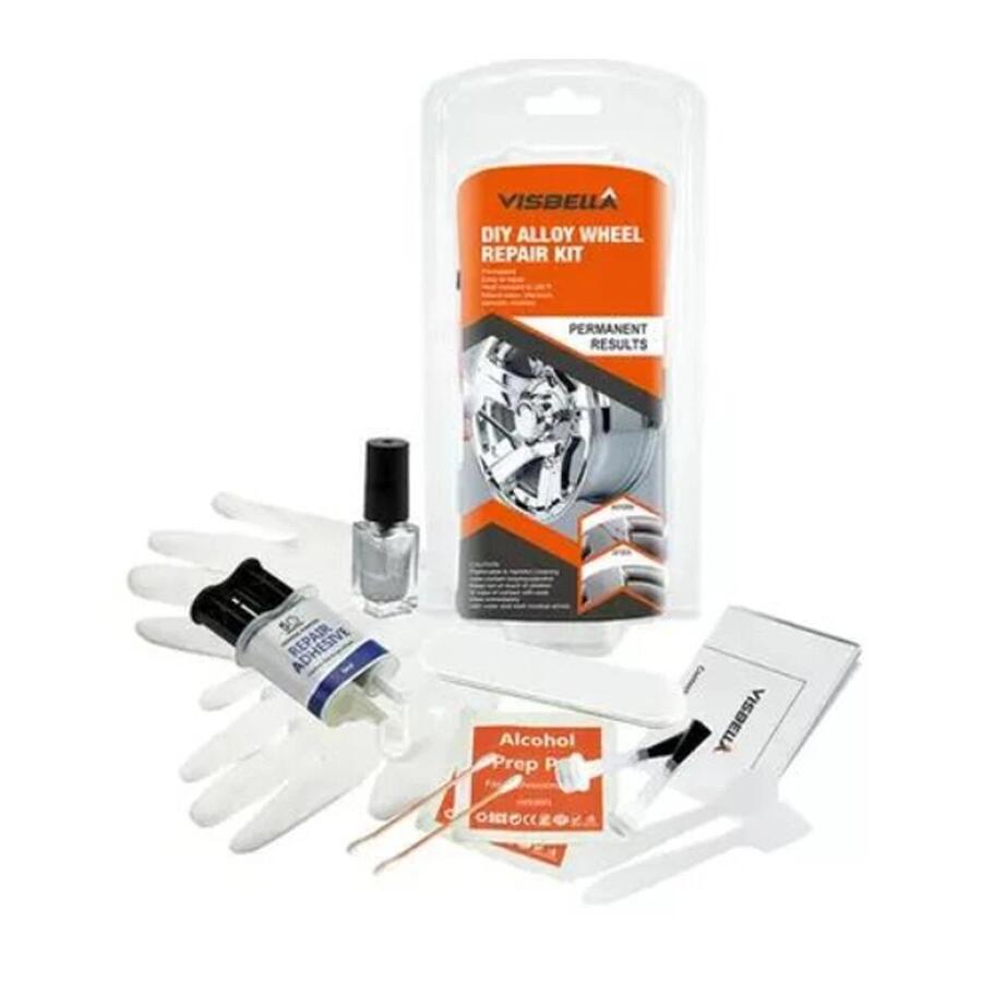KIT RIPARAZIONE CERCHI IN LEGA AUTO RIPARA GRAFFI RECUPERA CERCHIONI SUV MOTO