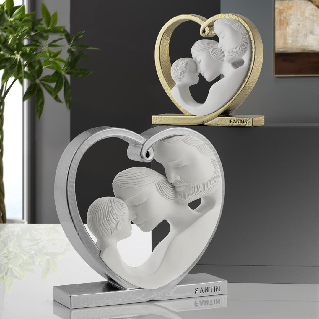 Artifetes Urne Salvadanaio A Forma Di Cuore In Cartone - Bianco, 22 X 21,5 Cm