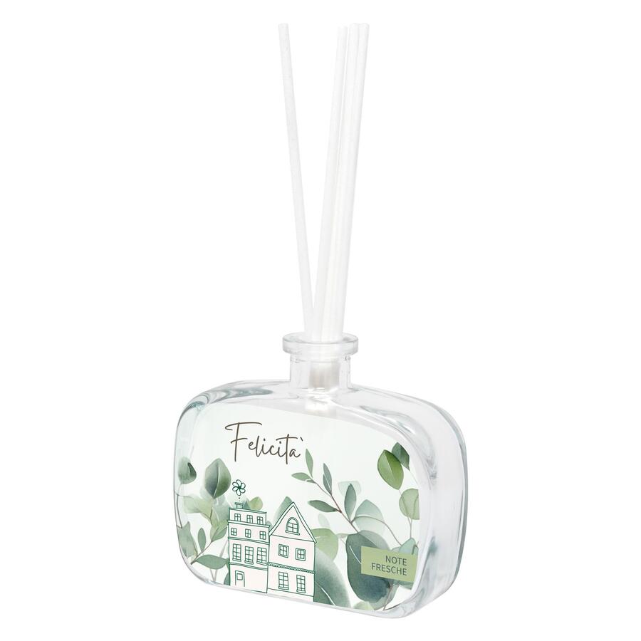 Wald - Profumatore in vetro fragranza note fresche decoro felicita'