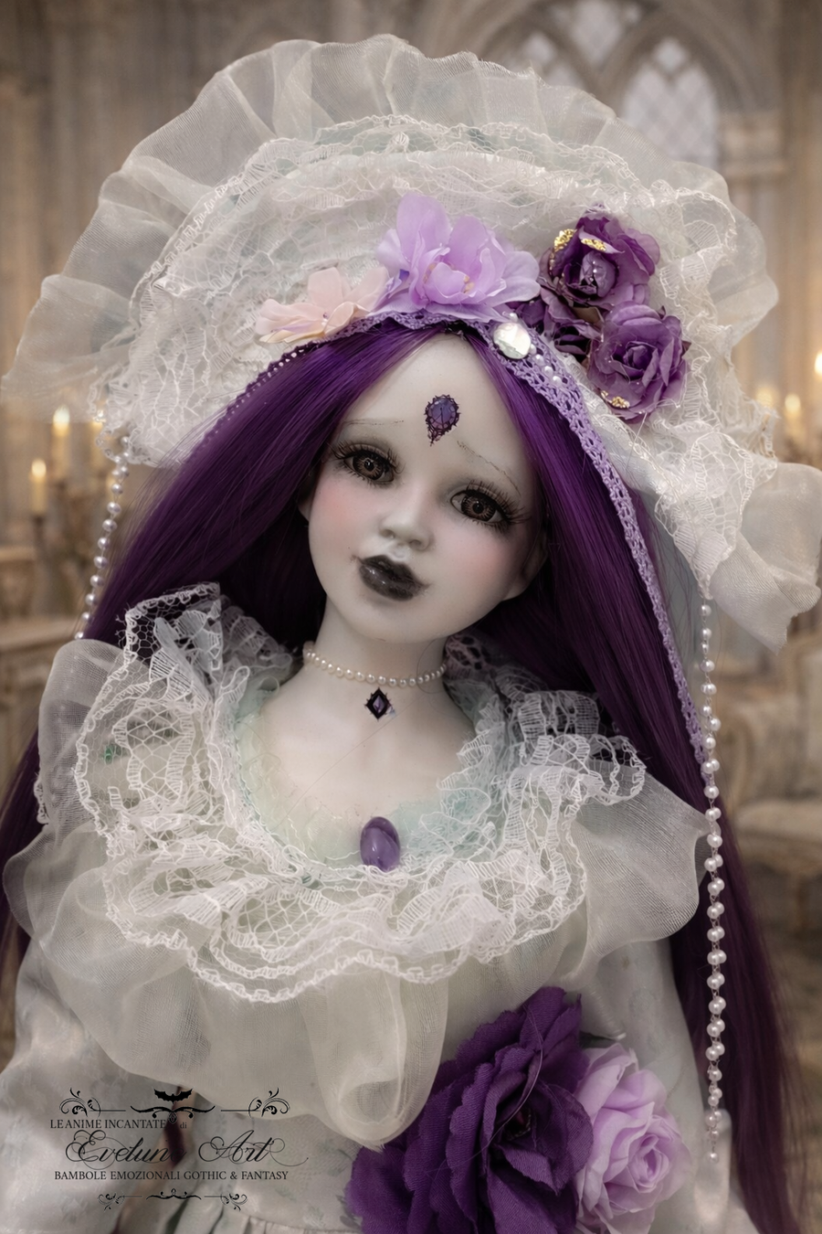 Francesca Polo bambola in porcellana