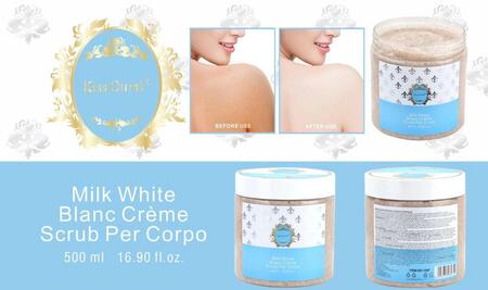 KISS OUMI BLANC CREME SCRUB PER CORPO da 500 ml (Conf. da 12 pezzi)