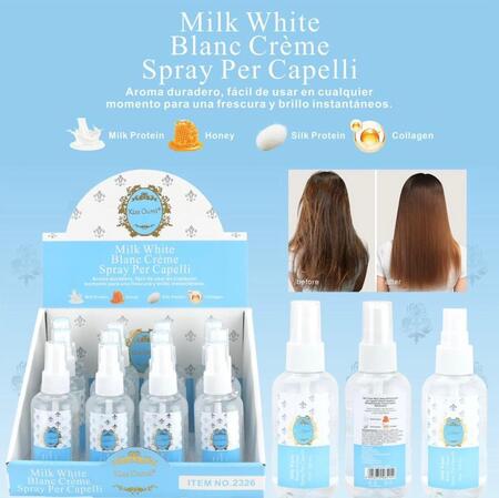 KISS OUMI MILK WHITE SPRAY PER CAPELLI da 75 ml (Conf. da 12 pezzi)