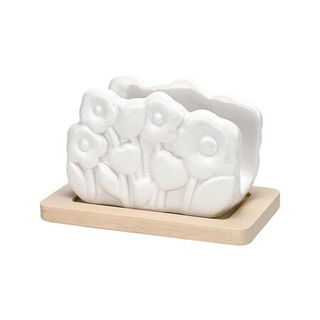 Wald - Portatovaglioli con base bamboo