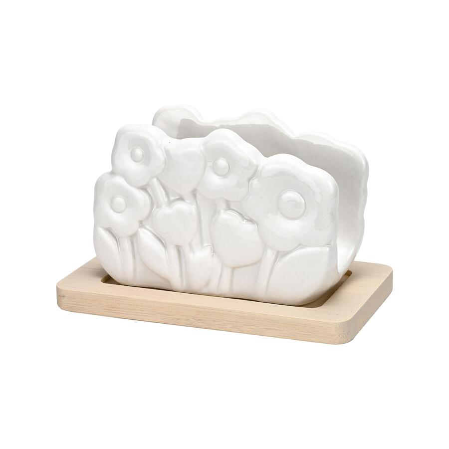 Wald - Portatovaglioli con base bamboo