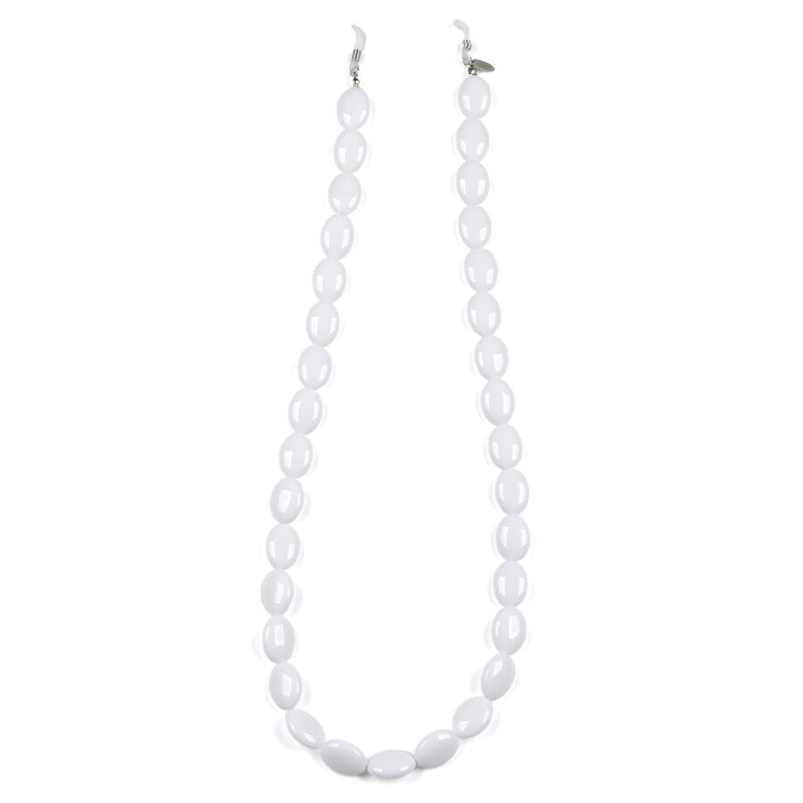 DoubleChain Pastel Stone - Catene per occhiali - Colore ORANGE e WHITE