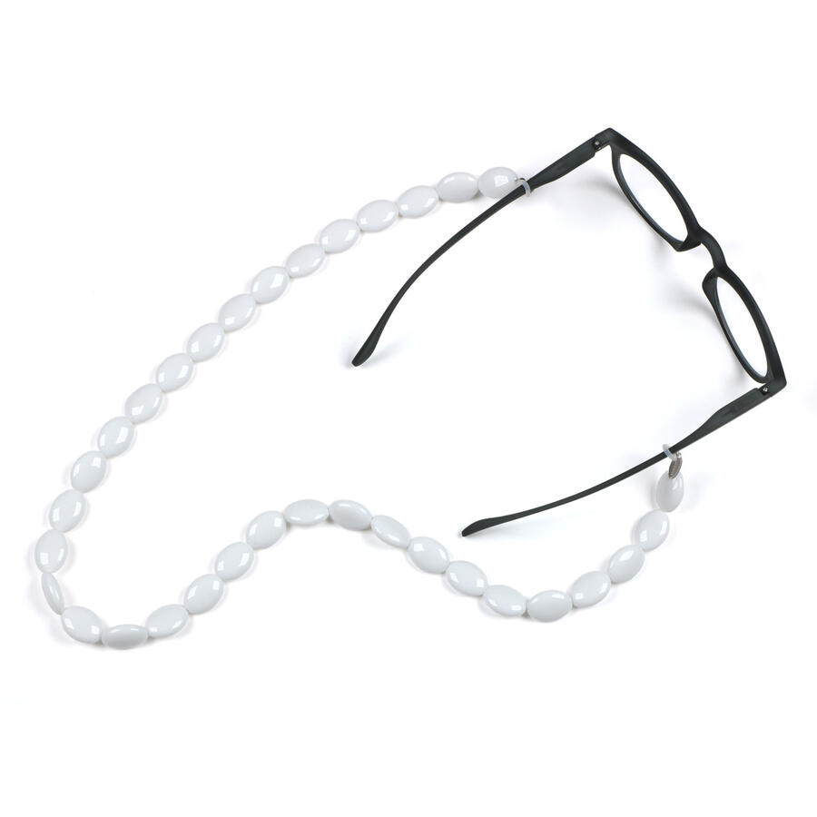 DoubleChain Pastel Stone - Catene per occhiali - Colore ORANGE e WHITE