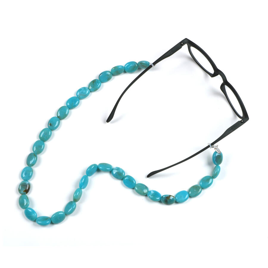 DoubleChain Pearl Stone - Catene per occhiali - Colore FUXIA e AZURE