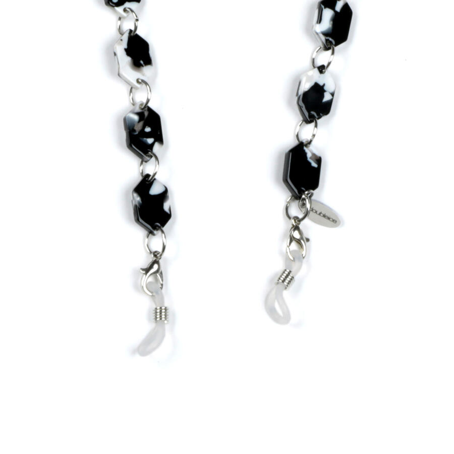 DoubleChain Acetate - Catene per occhiali - Colore TURTLE e BLACK AND WHITE