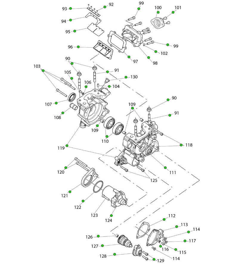 GUARNIZIONE COPERCHIO CONTRALBERO ROK SVR