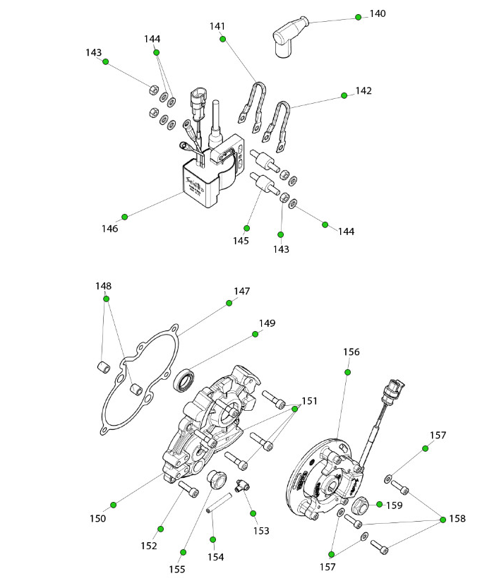 GUARNIZIONE COPERCHIO INGRANAGGI ROK SVR