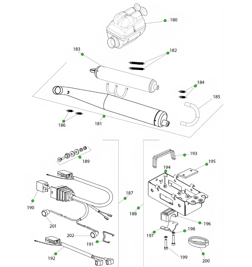 CABLAGGIO IMPIANTO ELETTRICO ROK SVR / MINI ROK anno 2025