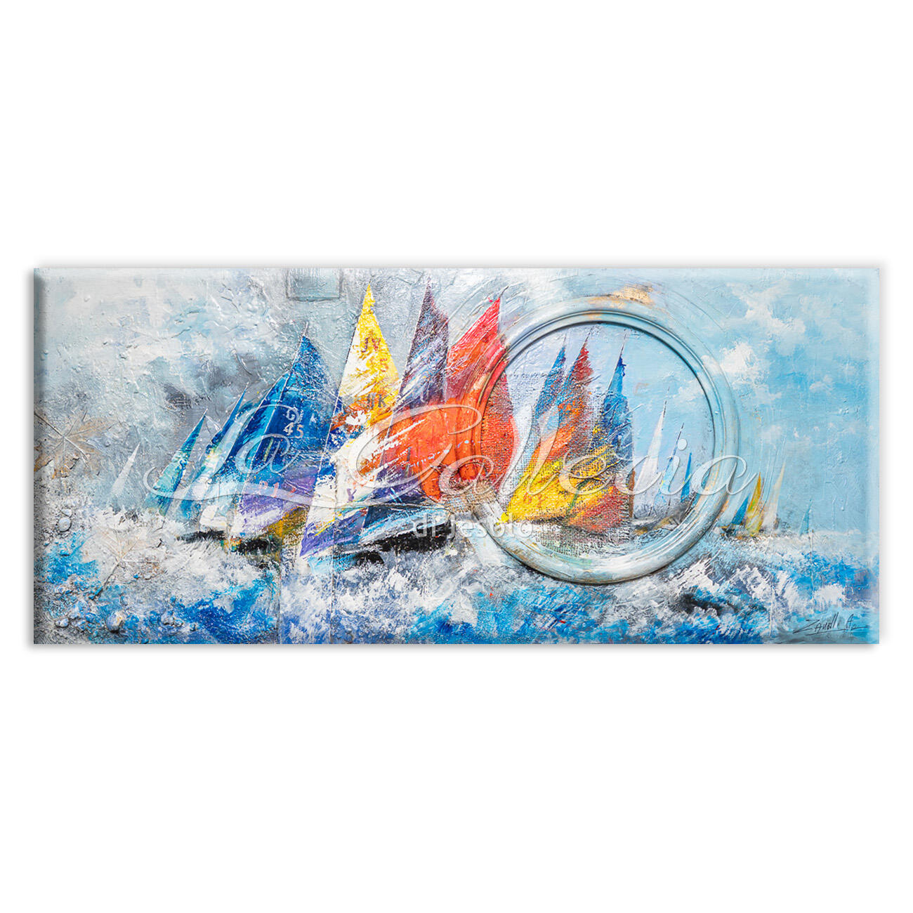 L' oblò sul mare cm 180x80