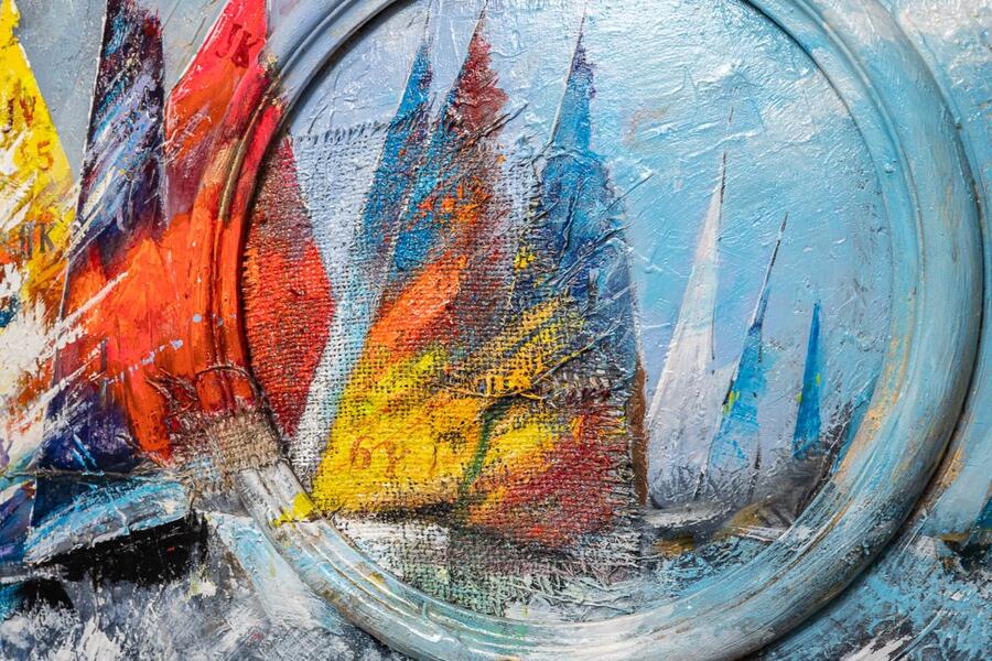 L' oblò sul mare cm 180x80