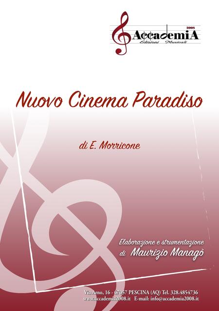 NUOVO CINEMA PARADISO (Banda) - Maurizio Managò / Ennio Morricone