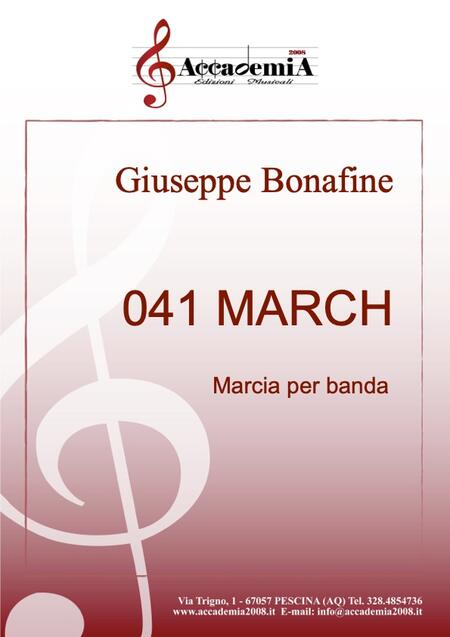 041 MARCH - Giuseppe Bonafine