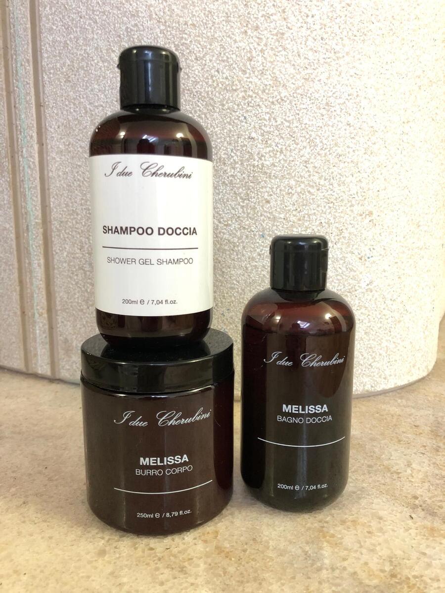Pacchetto Shampoo Doccia e Burro Corpo Melissa + Bagnoschiuma OMAGGIO