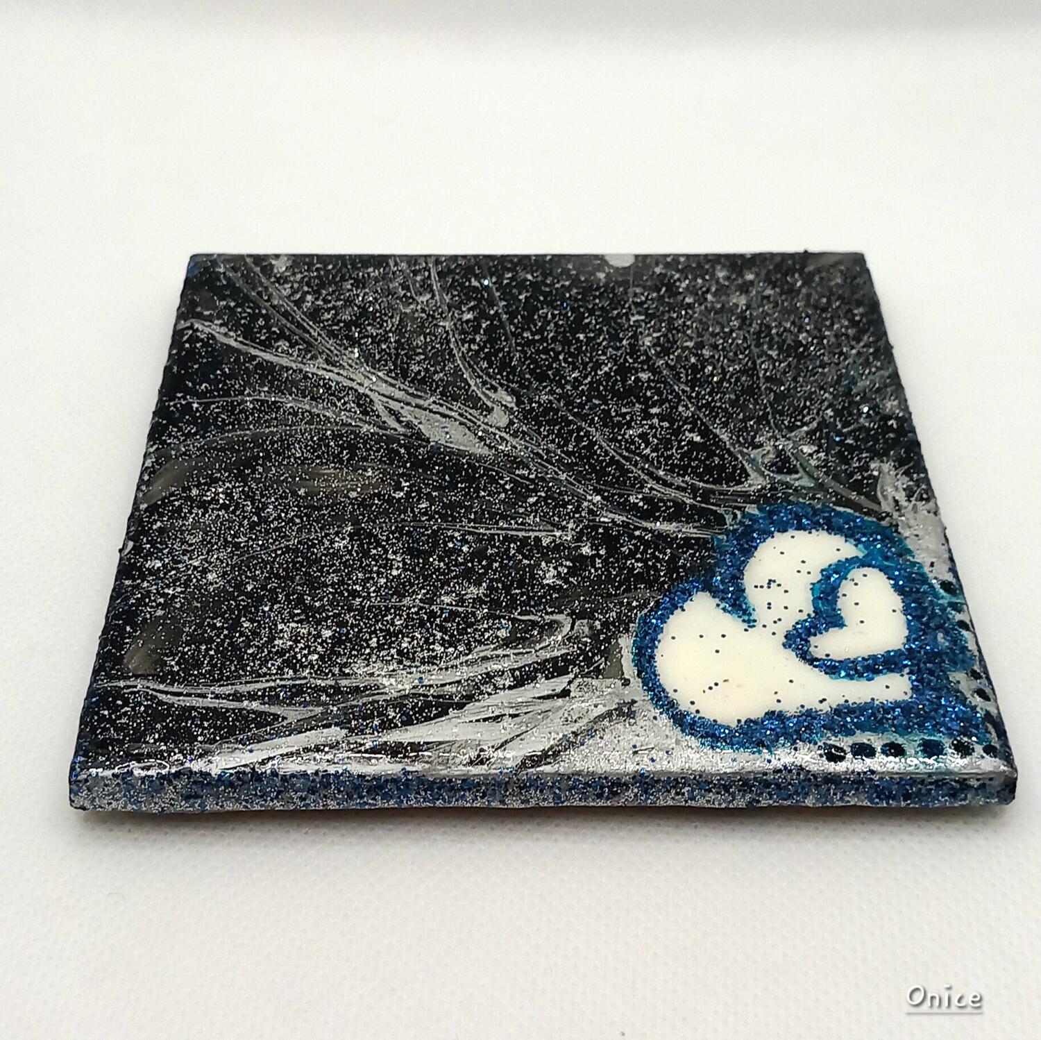 Sottobicchieri Ceramica Cuore