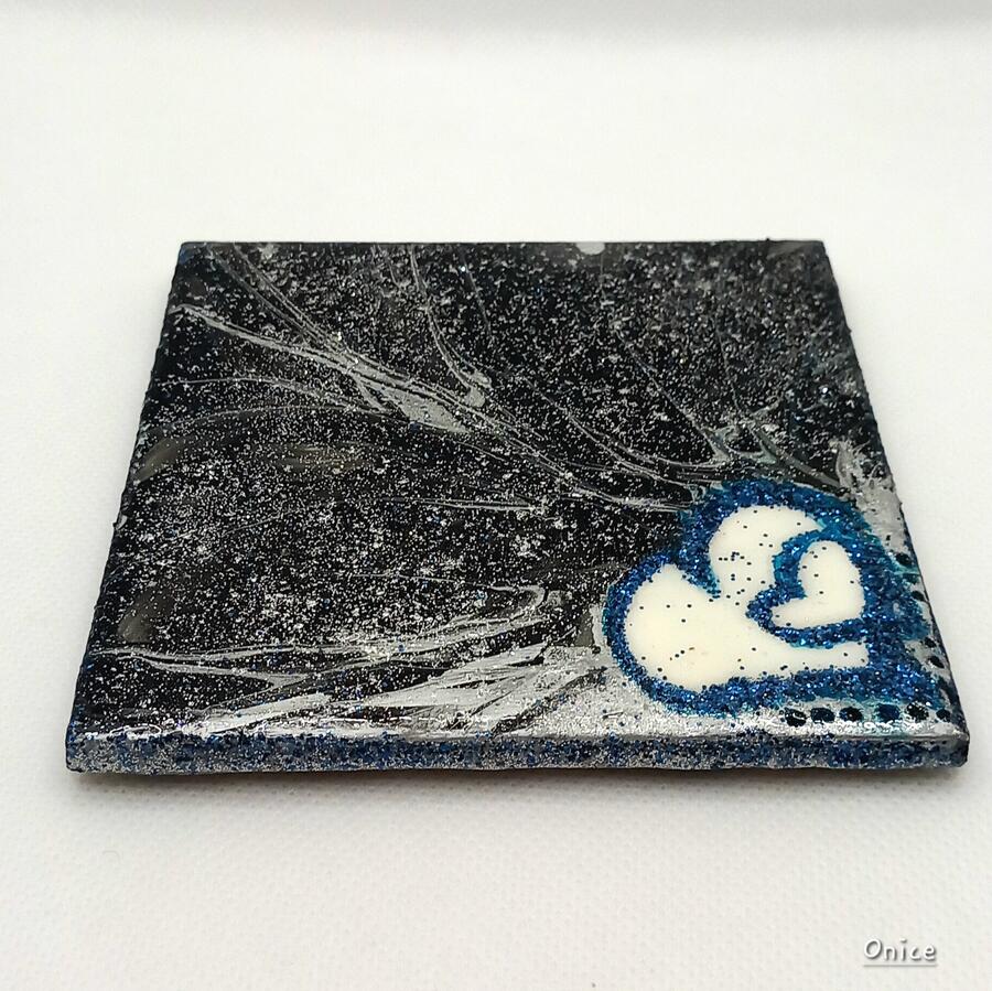 Sottobicchieri Ceramica Cuore