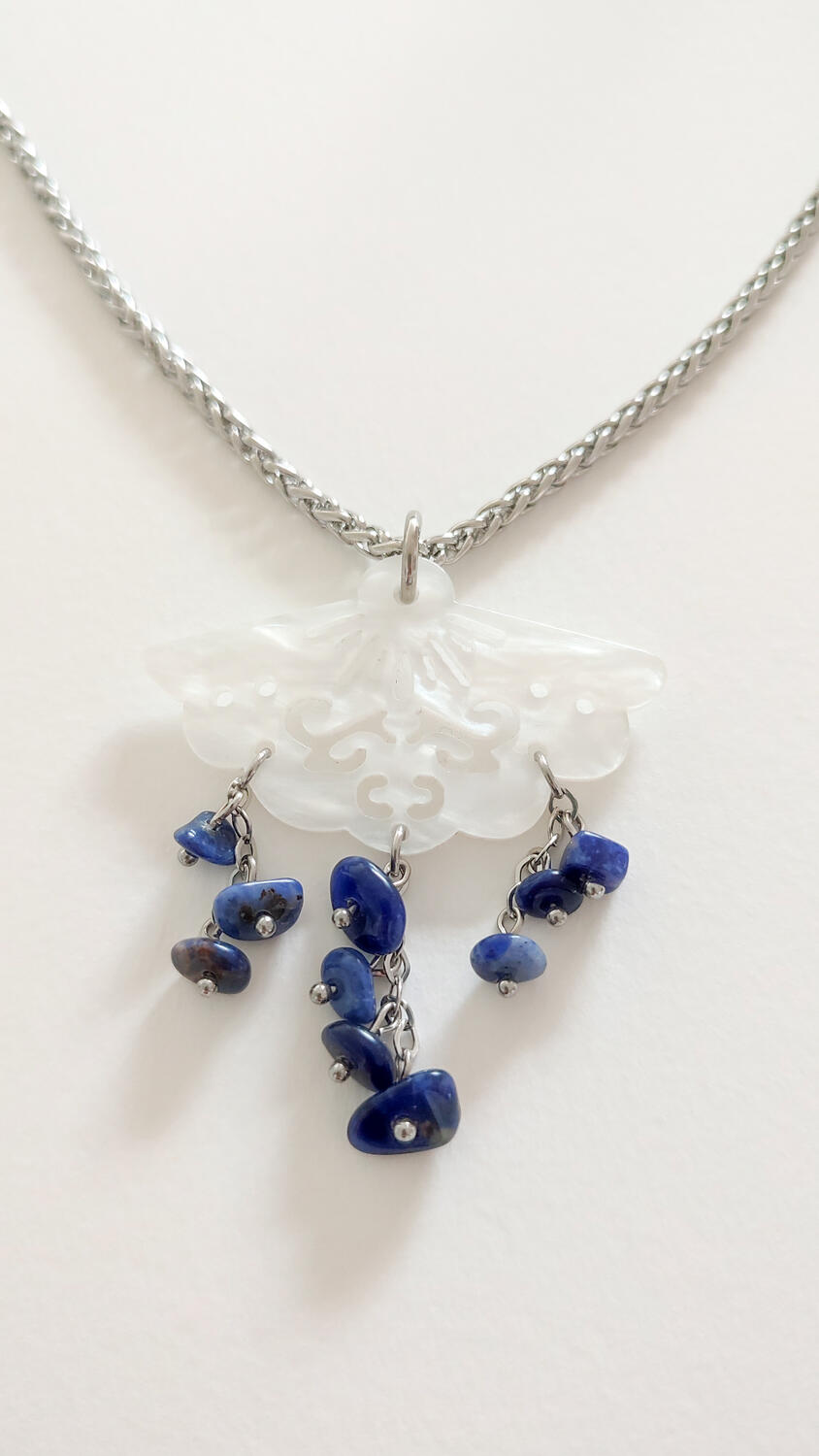 Sautoir con Sodalite