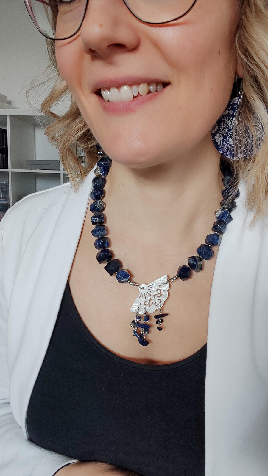 Girocollo con Sodalite