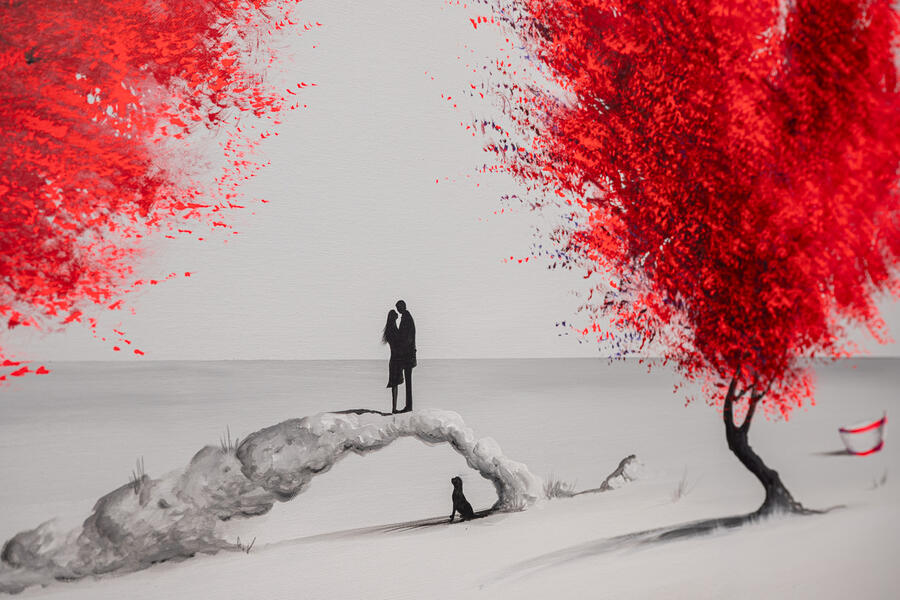 Il ponte degli innamorati cm 180x80