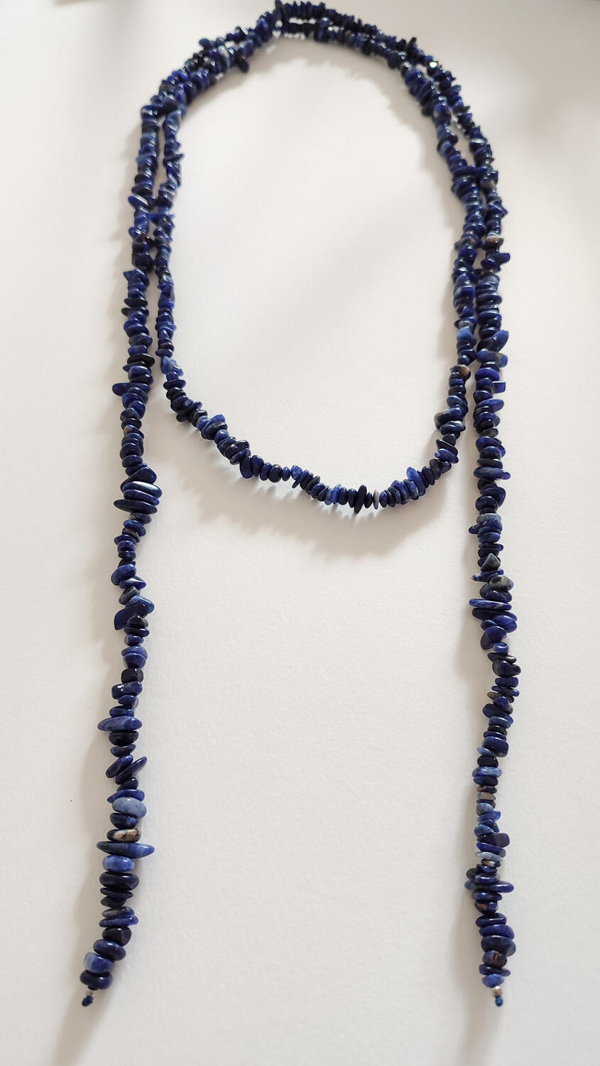 Sciarpa in Sodalite