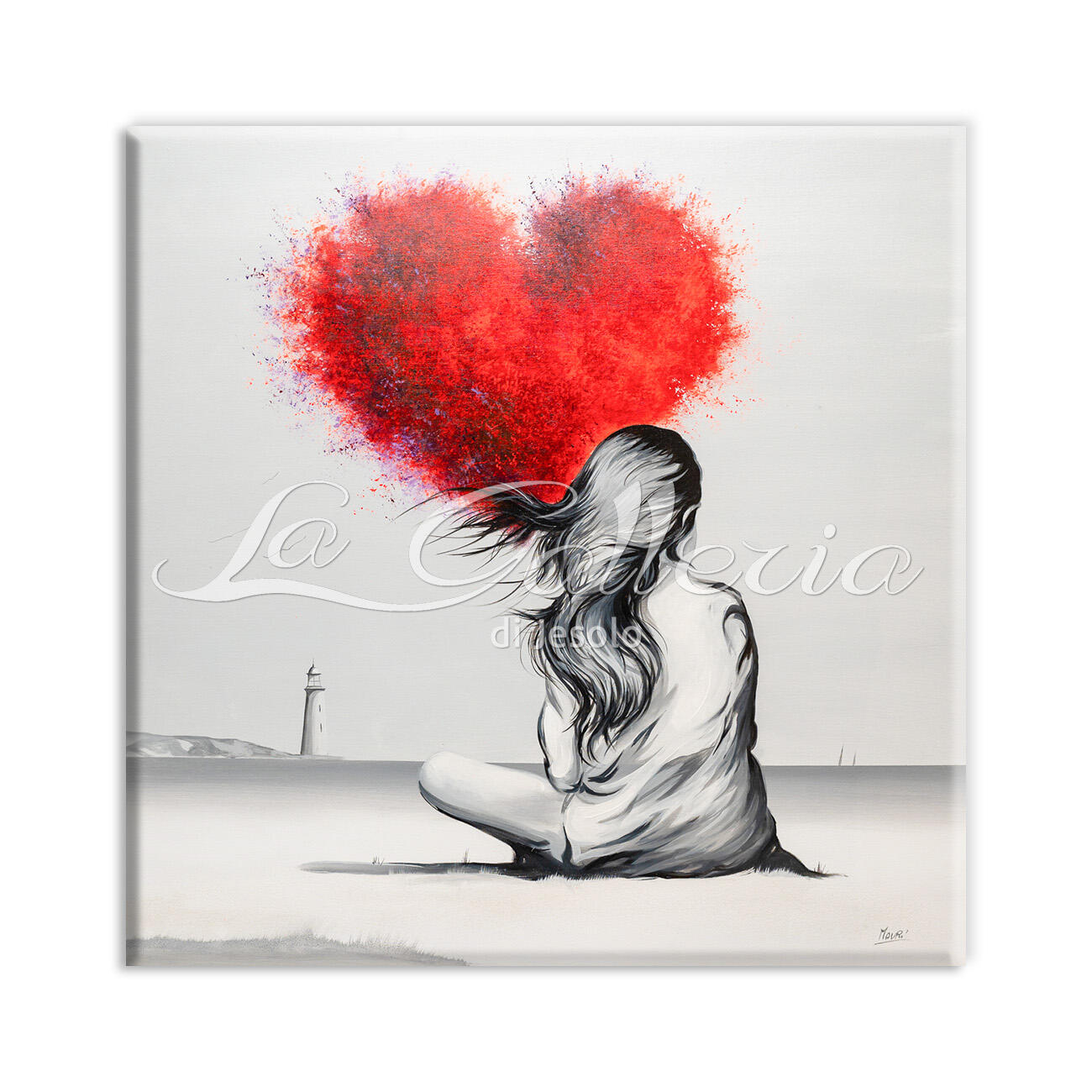 Sospiri al faro cm 100x100